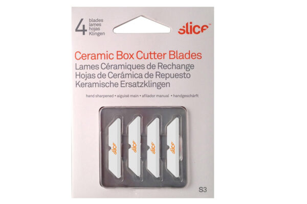 Slice Ceramic Box Cutter Replacement Blades, 4 Pack