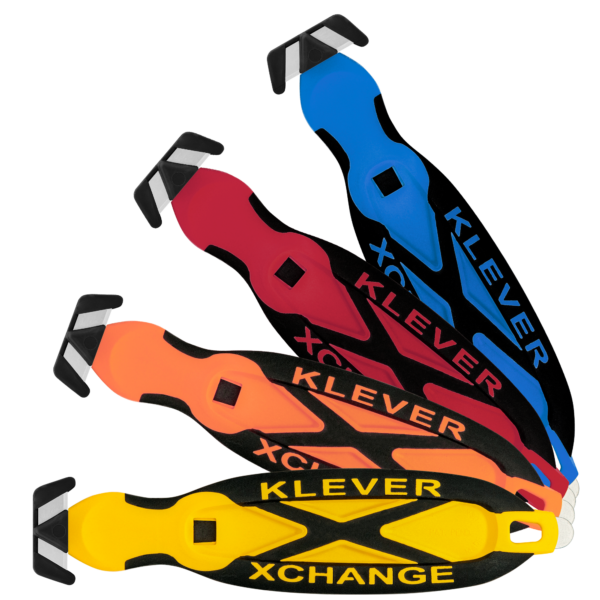 Klever X-Change Box Cutter Assorted Colors